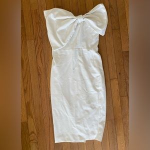 Lavish Alice white bow dress